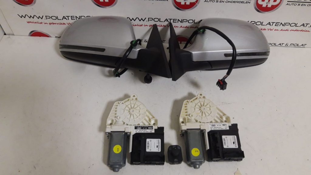 Audi A3 8P convertible mirror set electrically foldable