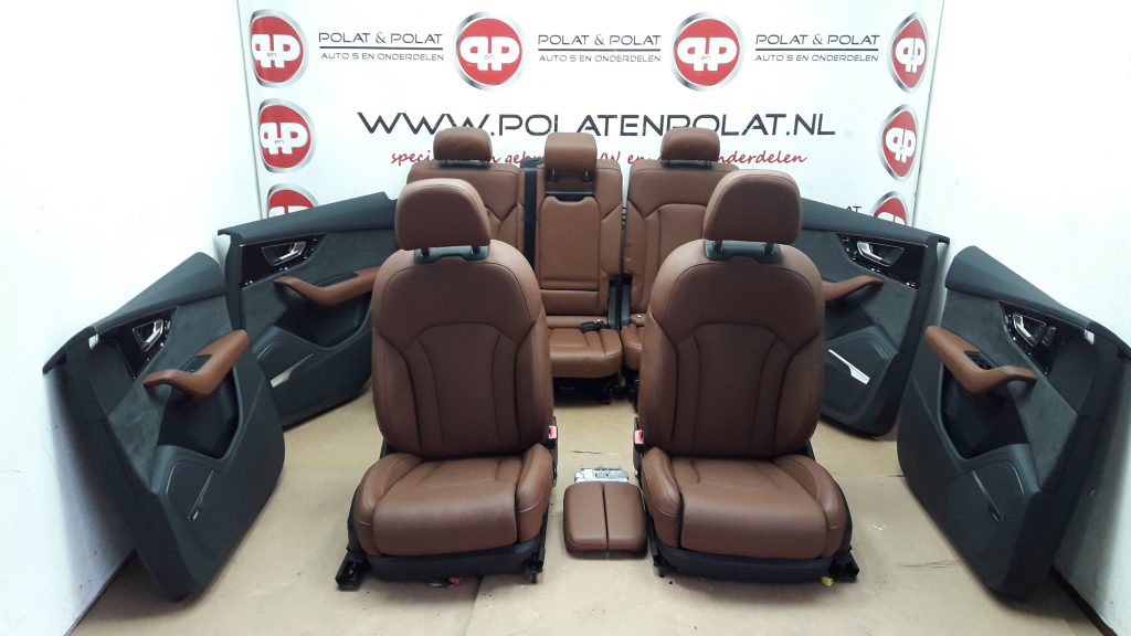 Audi Q7 4M Bruin Leder Interieur Met Panelen - Polat & Polat