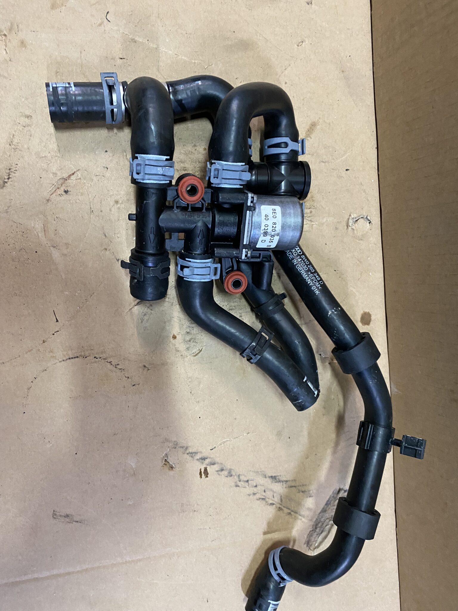 Audi A4 8K Heater valve Electric 8E0820035B