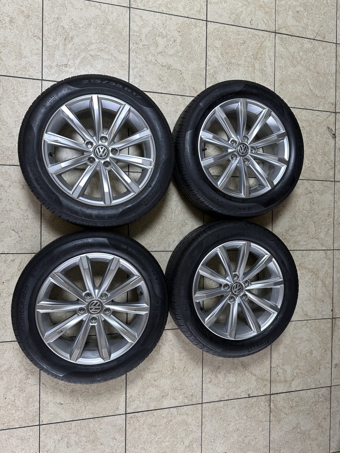 VW Passat B8 3G Rims 17 Inch With Tires