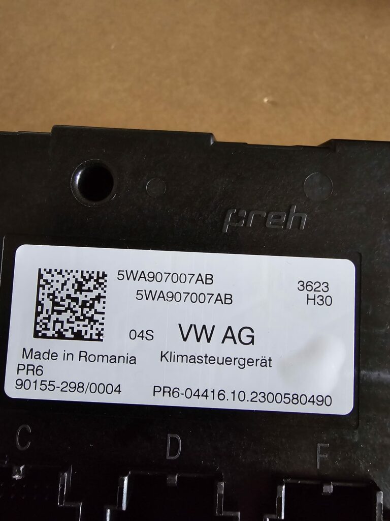 VW Golf 8 Climate Module