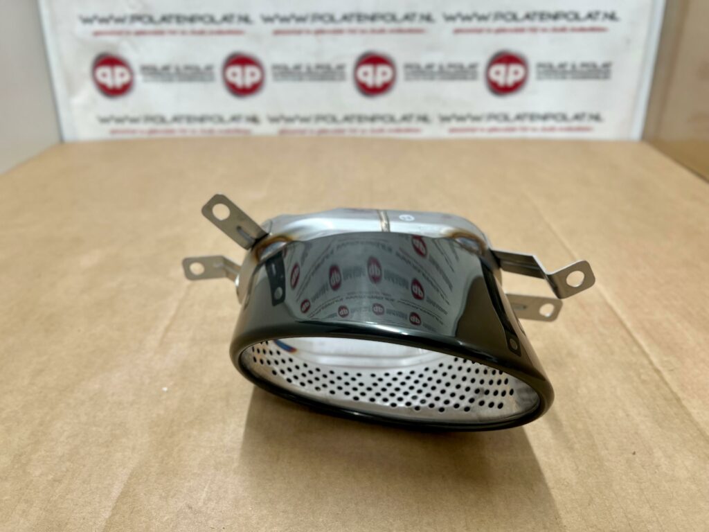 Audi RS3 Exhaust Tip Black/Chrome Left Rear - Image 2