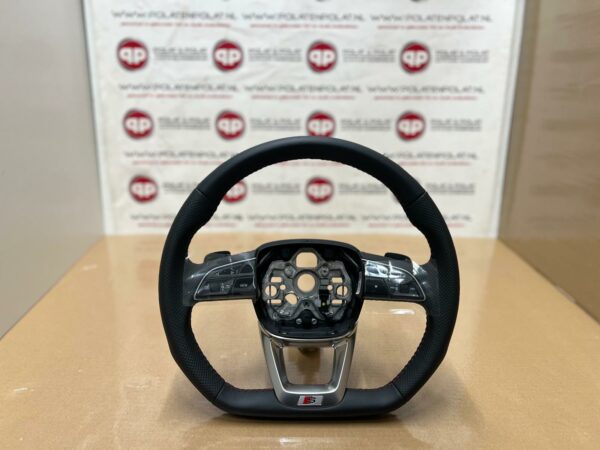 Audi Q3 F3 S-Line Steering wheel MF+F1 | Leather | Multifunctional 83A419091N