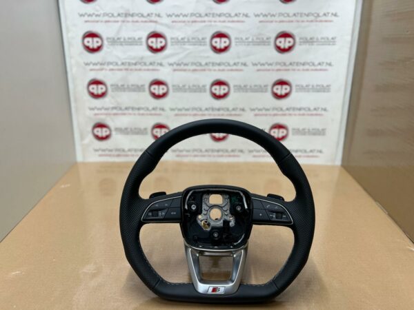 Audi Q3 F3 S-Line Steering wheel MF+F1 | Leather | Multifunctional 83A419091N