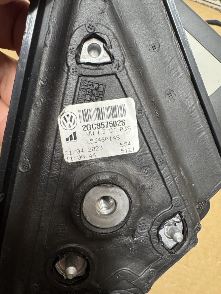 VW T-Roc facelift Cabrio Spiegel Rechts - Afbeelding 2