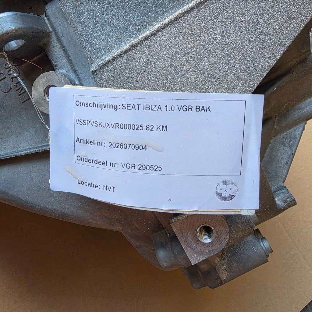 Seat Ibiza 6F manual gearbox VGR - Image 3