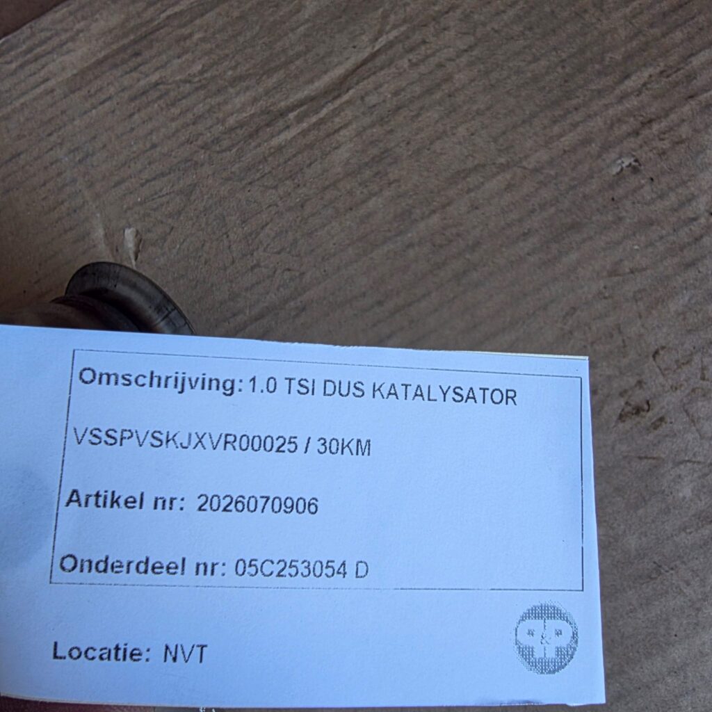 1.0 TSI Katalysator 05C253054D - Afbeelding 3